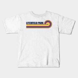 Litchfield Park Arizona horizontal sunset Kids T-Shirt